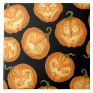 Halloween pumpor kakelplatta