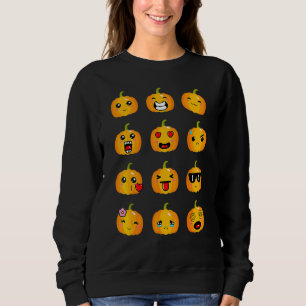 Halloween pumpor Känslor Pojkar Flickor Barn Söt H T Shirt