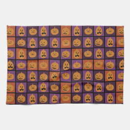 Halloween pumpor kökshandduk