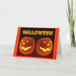 Halloween pumpor kort