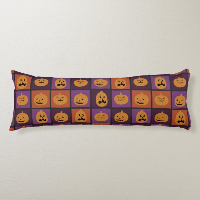 Halloween pumpor kroppskudde (Framsidan)