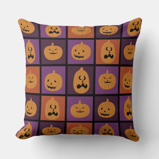 Halloween pumpor kudde (Framsida)