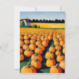 halloween pumpor lapp fall julkort