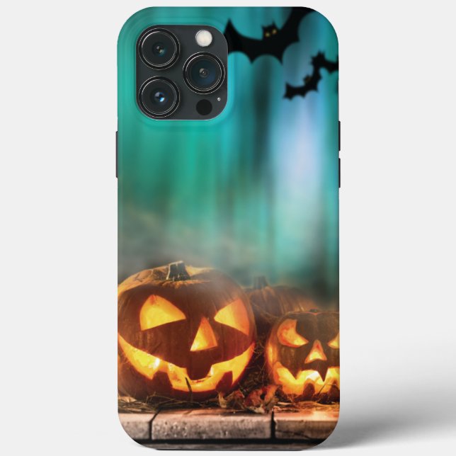 Halloween-pumpor och fladdermöss (Baksida)