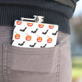 Halloween-pumpor och fladdermöss, Bus eller godis, Fickplunta