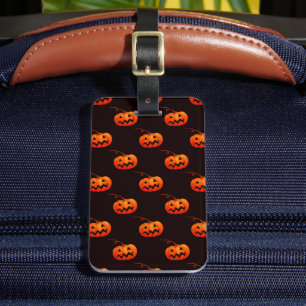 Halloween-pumpor, Orange pumpor Bus eller Godis Bagagebricka