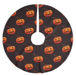 Halloween-pumpor, Orange pumpor Bus eller Godis Julgransmatta Borstad Polyester