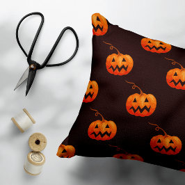 Halloween-pumpor, Orange pumpor Bus eller Godis Prydnadskudde