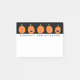 Halloween-pumpor Post-it Block
