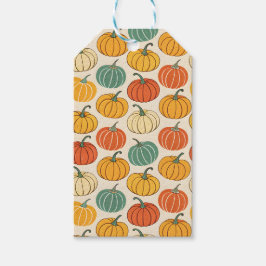 Halloween-pumpor Presentetikett