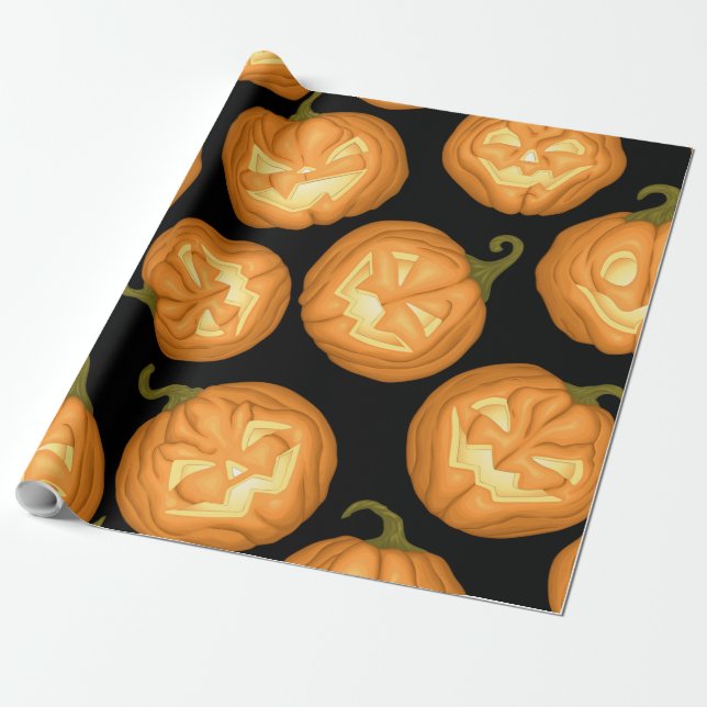 Halloween pumpor presentpapper (Utrullad)