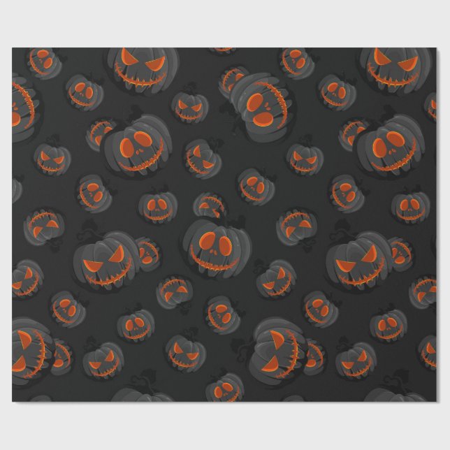 Halloween pumpor presentpapper (Platt)