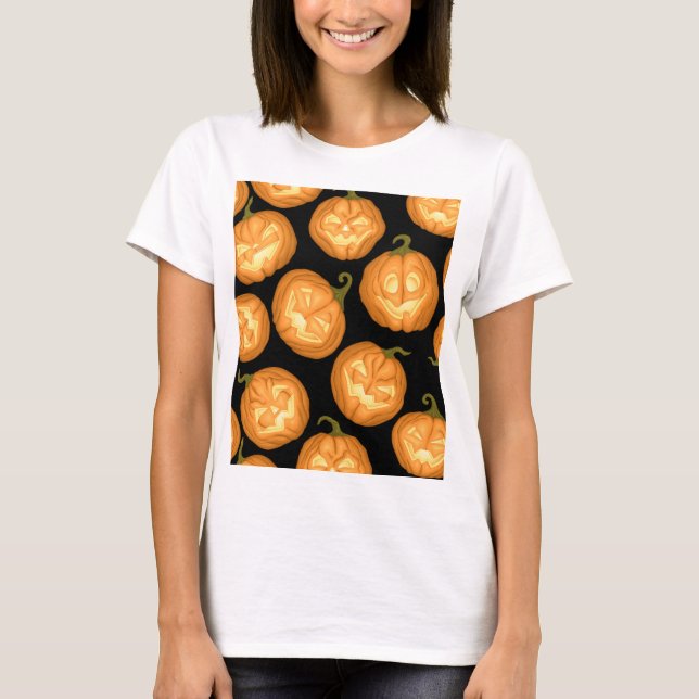 Halloween pumpor t-shirt (Framsida)