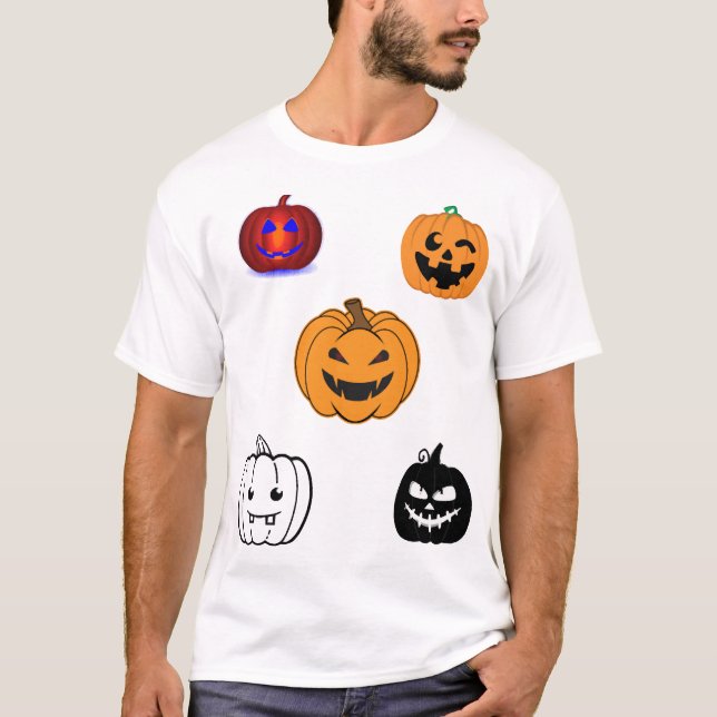 Halloween-pumpor    t shirt (Framsida)