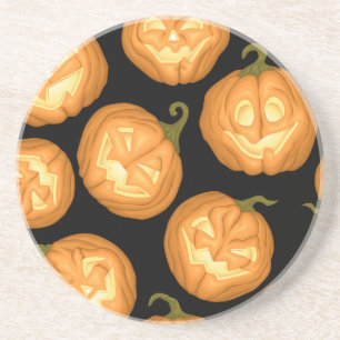 Halloween pumpor underlägg sandsten