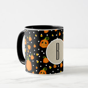 Halloween-pumpor Whimsical mönster Anpassad Mugg