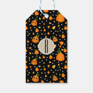 Halloween-pumpor Whimsical partygåva Presentetikett