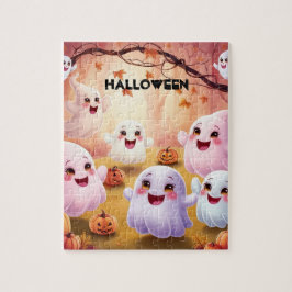 Halloween Puzzle Party: Spooky Roligt för alla! Pussel