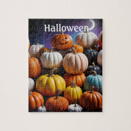 Halloween Puzzle Party: Spooky Roligt för alla! Pussel