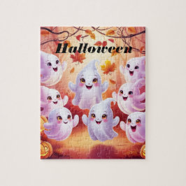 Halloween Puzzle Party: Spooky Roligt för alla! Pussel