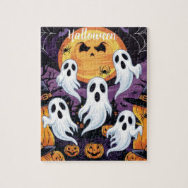 Halloween Puzzle Party: Spooky Roligt för alla! Pussel