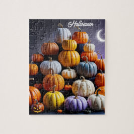 Halloween Puzzle Party: Spooky Roligt för alla! Pussel