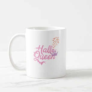 Halloween Queen, HalloQueen, Retro Halloween Art Kaffemugg