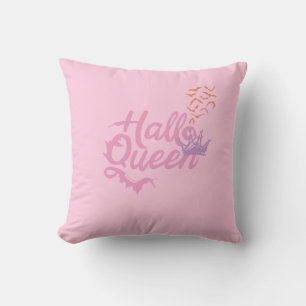 Halloween Queen, HalloQueen, Retro Halloween Art Kudde