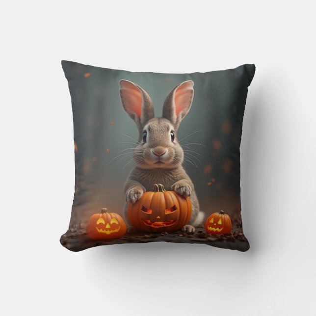 Halloween Rabbit Dekorativ kudde (Framsida)