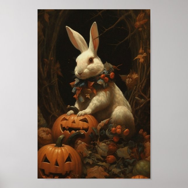 Halloween Rabbit Poster (Framsidan)