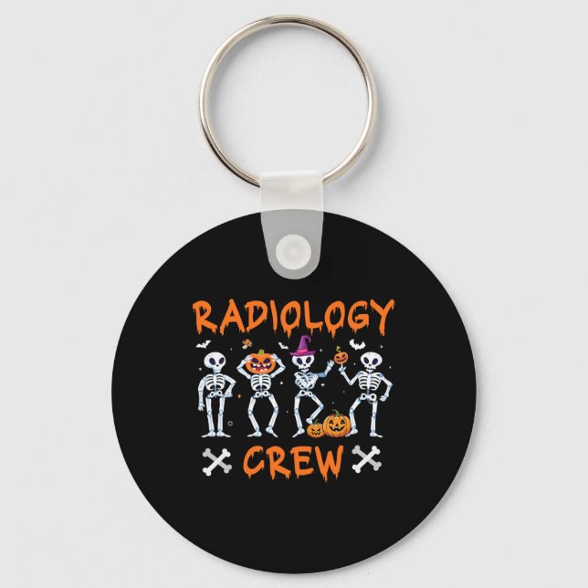 Halloween Radiology Fall Autumn Rad Tech X-ray Tec Nyckelring (Framsida)