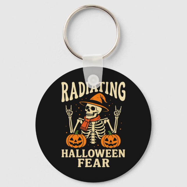 Halloween Radiology Nurse Nyckelring (Framsida)