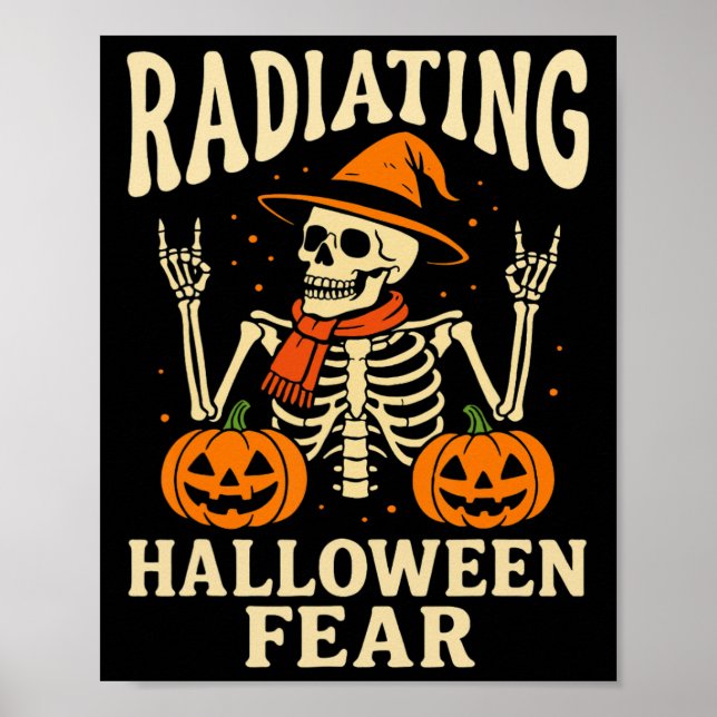 Halloween Radiology Nurse Poster (Framsidan)