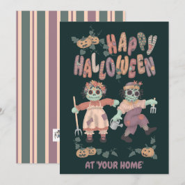 Halloween Rag Doll Zombies (1) - Välkomstkort Julkort