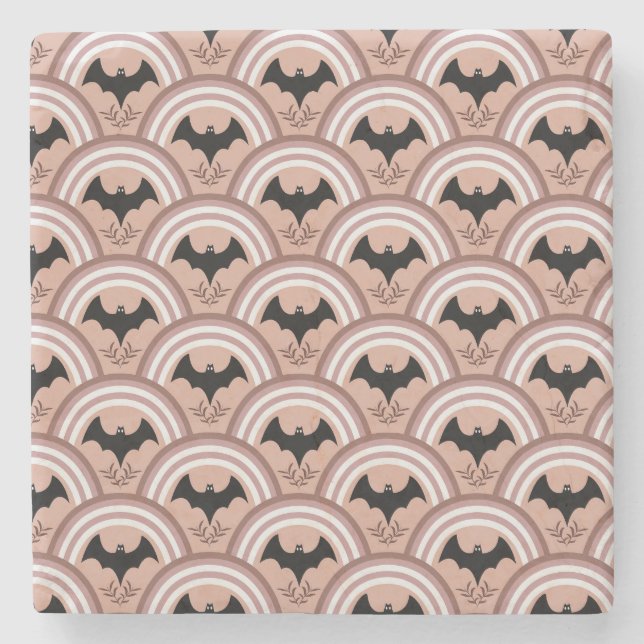 Halloween Rainbow Stenunderlägg (Framsidan)