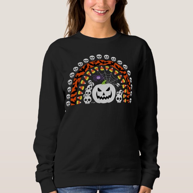 Halloween Rainbow T Shirt (Framsida)