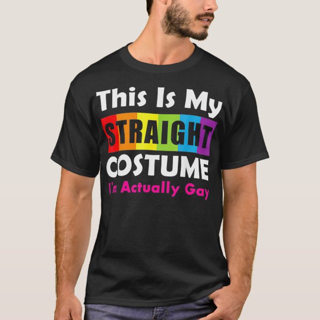 Halloween Rak Costume Im Gay LGBTQ P T Shirt (Framsida)