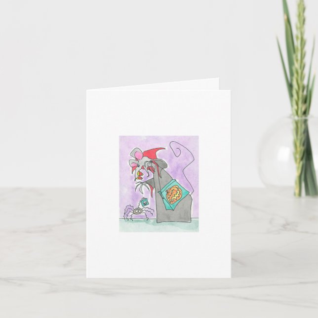 Halloween räkningscandy corn kort (Framsida)