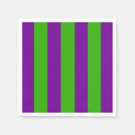 Halloween Rand i Lila och Grönt Pappersservett