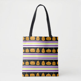 Halloween Rand Tote Tygkasse