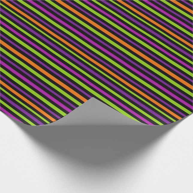 Halloween Rand Wrapping Papper Presentpapper (Hörn)