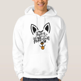 Halloween råtta skräcker hund hoodie