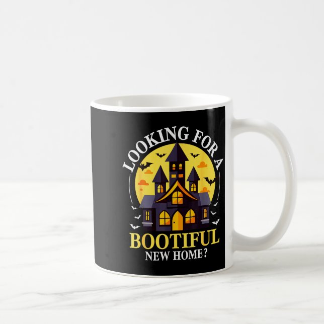 Halloween Real Estate Agent Funny Realtor Bootiful Kaffemugg (Höger)