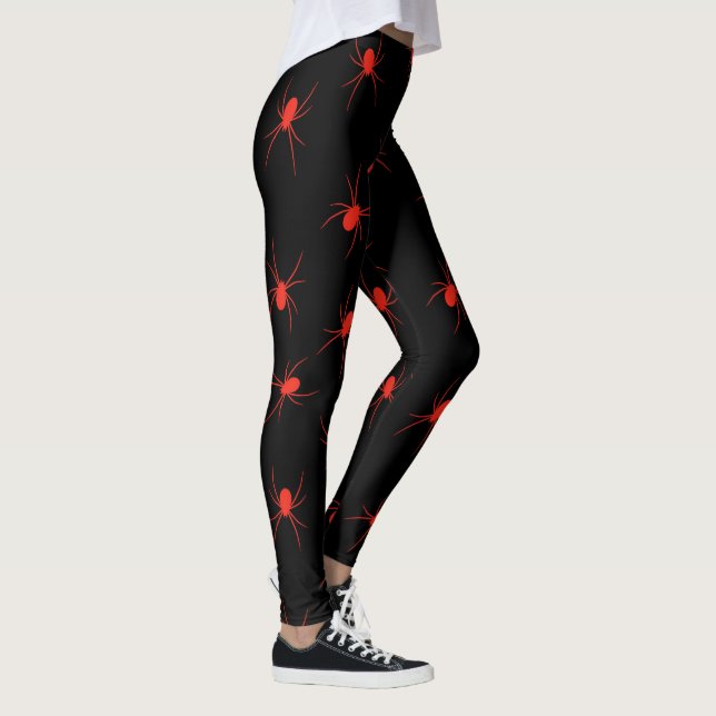Halloween Red Spider Popular Elegant Leggings (Höger)