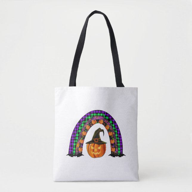halloween-regnbåge tygkasse (Framsida)