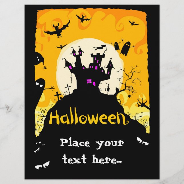 Halloween Reklamblad (Framsidan)