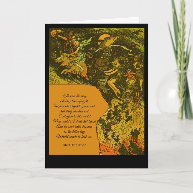 Halloween-repetitionstid Kort (Framsida)