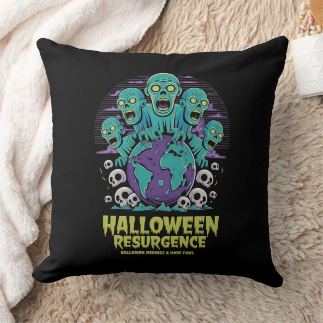 Halloween Resurgence - Zombie World Kudde (Filt)