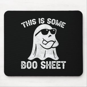 Halloween Retro Boo Ghost det här är lite Boo Laka Musmatta