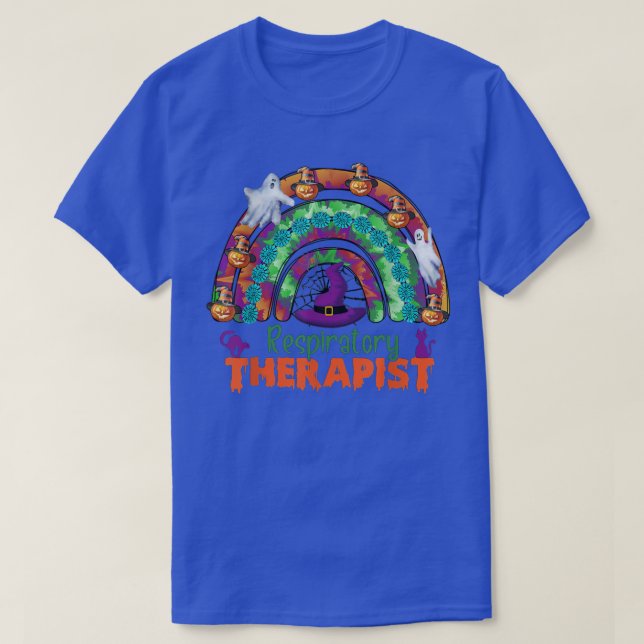 Halloween Retro respiratorisk terapibehandlare Reg T Shirt (Design framsida)